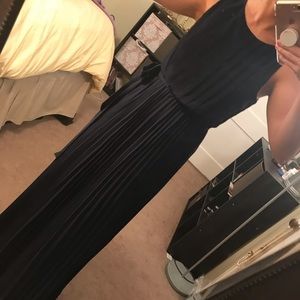 Navy maxi dress